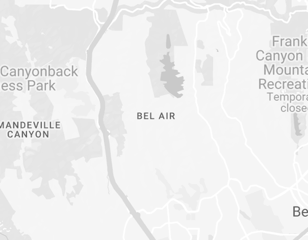 Image of a Bel Air, California neighborhood