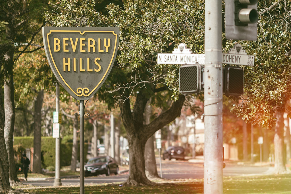 Image of a Beverly Hills, California neighborhood