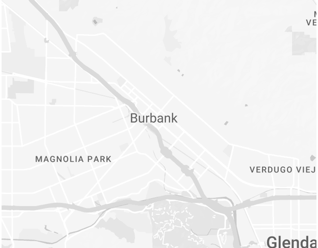 Image of a Burbank, California neighborhood