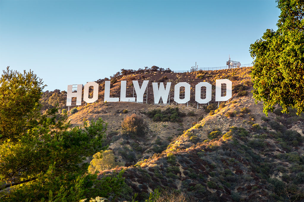 Image of a Hollywood, California neighborhood