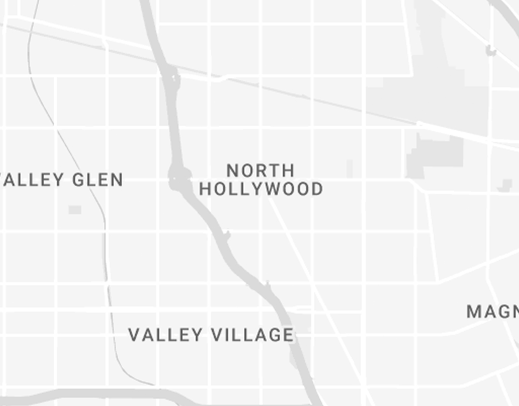 Image of a North Hollywood, California neighborhood