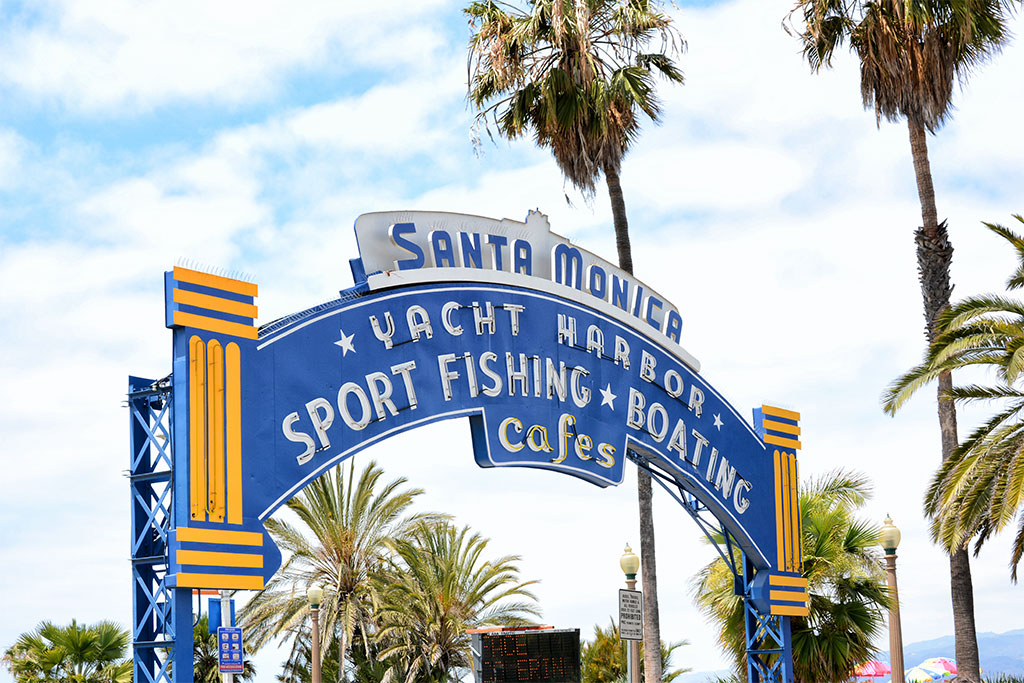 Image of a Santa Monica, California neighborhood