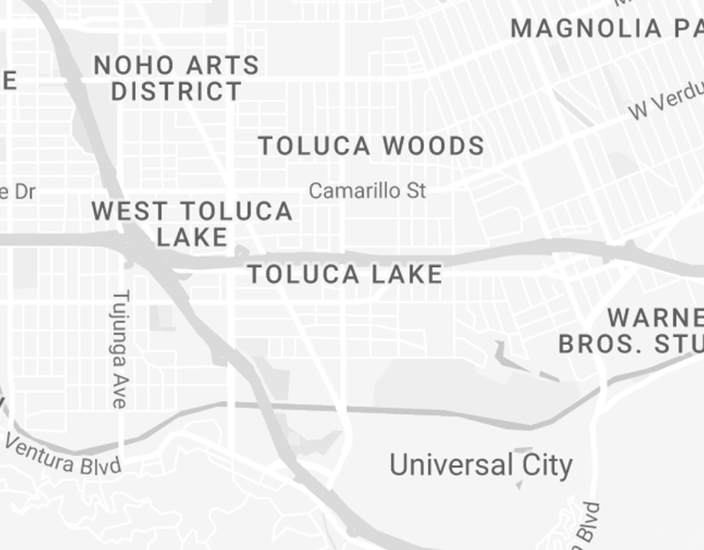 Image of a Toluca Lake, California neighborhood